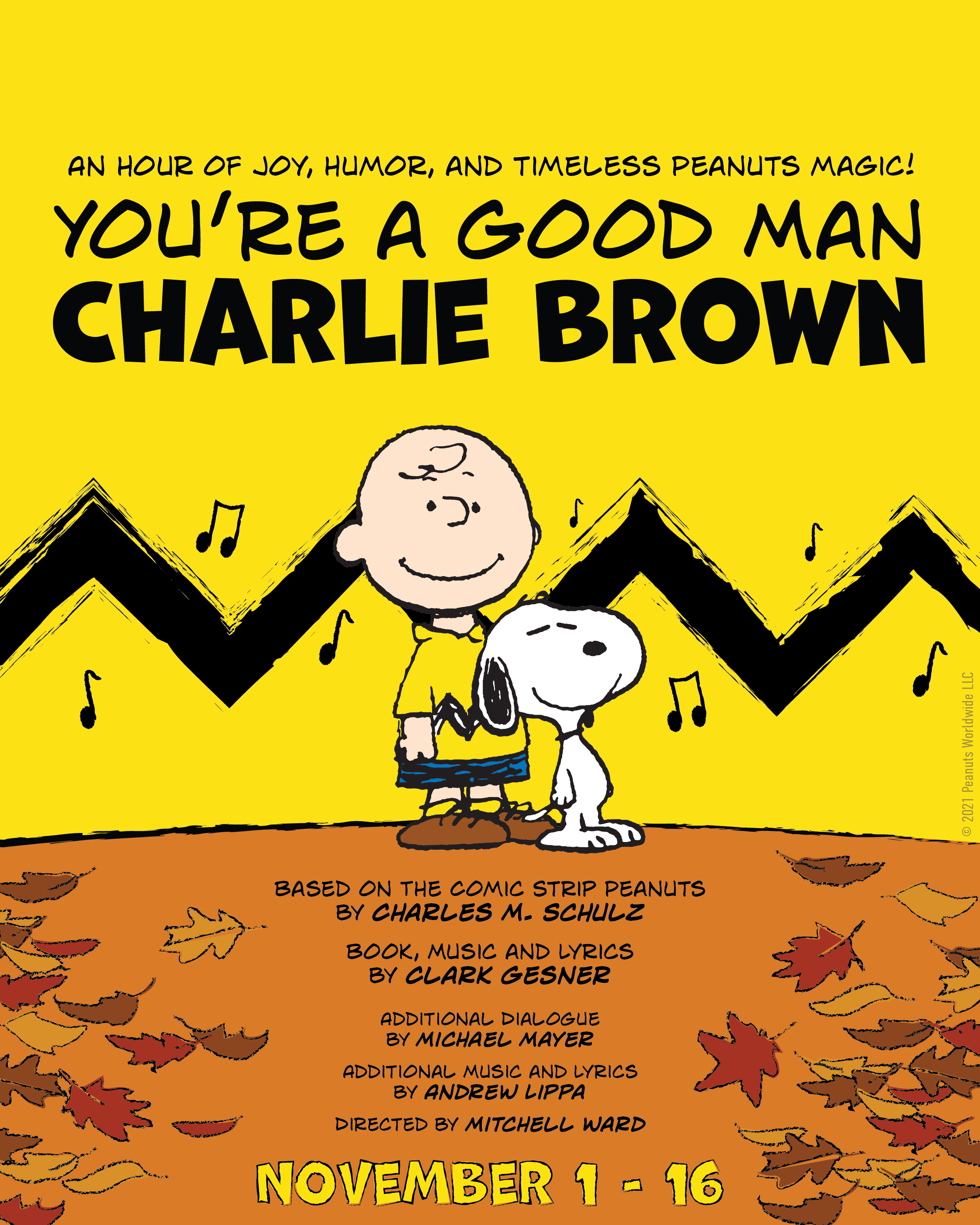 Event Promo Photo For You're a Good Man, Charlie Brown